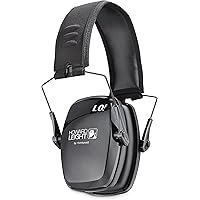 Howard Leight by Honeywell Leightning L0F Folding Ultraslim Shooting Earmuff (R-01523), Black