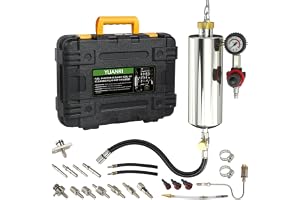 YUANRI Fuel Injector Cleaner Kit, Non-dismantle Automotive Fuel System Cleaning Kit 1000ML 150PSI Fuel Injector Cleaning Kit for Gasoline Car Intake Valve/Throttle Body/Catalytic Converter Cleaning