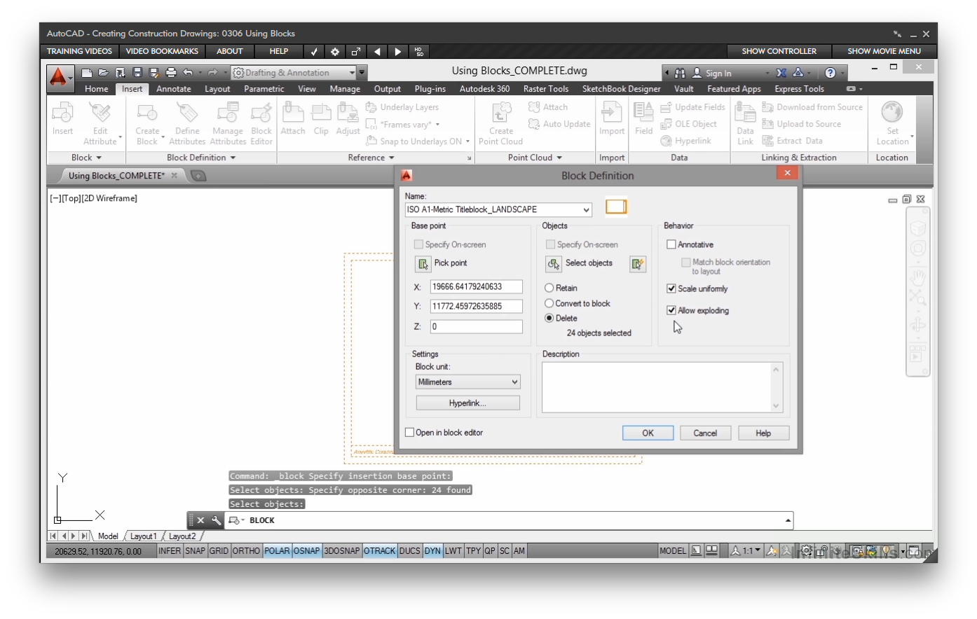 AutoCAD - Creating Construction Drawings [Online Code] - Thumbnail 3
