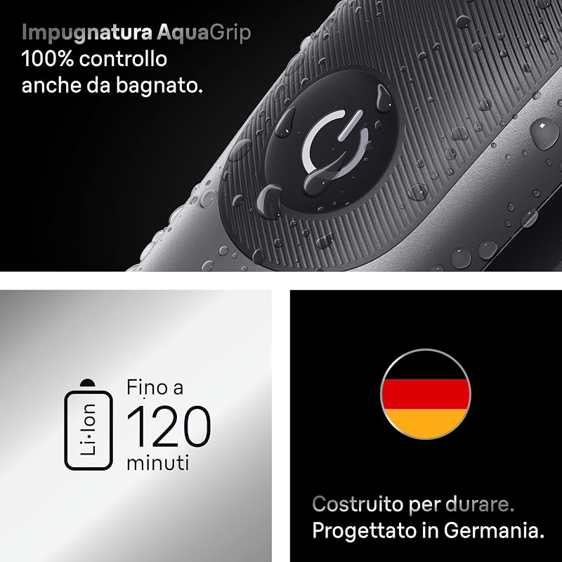 Rasoio Elettrico Barba e Capelli Serie 7, Accessori AIO7545 Grigio