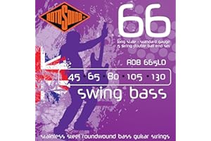 Rotosound RDB665LD Swing Bass 66 Stainless Steel Double Ball End 5 String Bass Guitar Strings