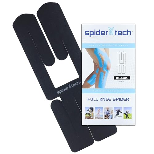Spidertech Full Knee Pre-Cut [Black] in Kenya | Whizz Kinesiology ...