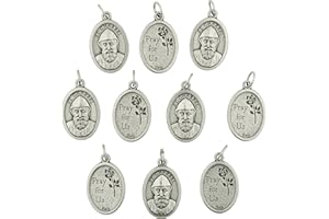 Venerare Small Catholic Saint Medal - Bulk Pack of 10 (Saint Charbel)