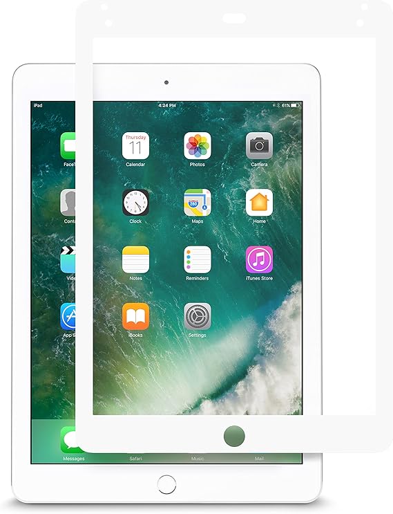 Amazon Com Moshi 99mo020017 Ivisor Ag For New Ipad 9 7 Ipad Pro 9 7 2018 2017 Anti Glare Screen Protector White Computers Accessories