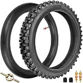 FVRITO 60/100-14 Dirt Bike Tire Tube for Tuttio Soleil01 Yozma IN10 Ebike | Front 2.50-14 Inner Tube Set for 110cc 125cc CRF110 KLX110 SSR125 XR70 KX60 RM50 PW80 TTR90 YZ60 Off Road Motocross Pit Bike
