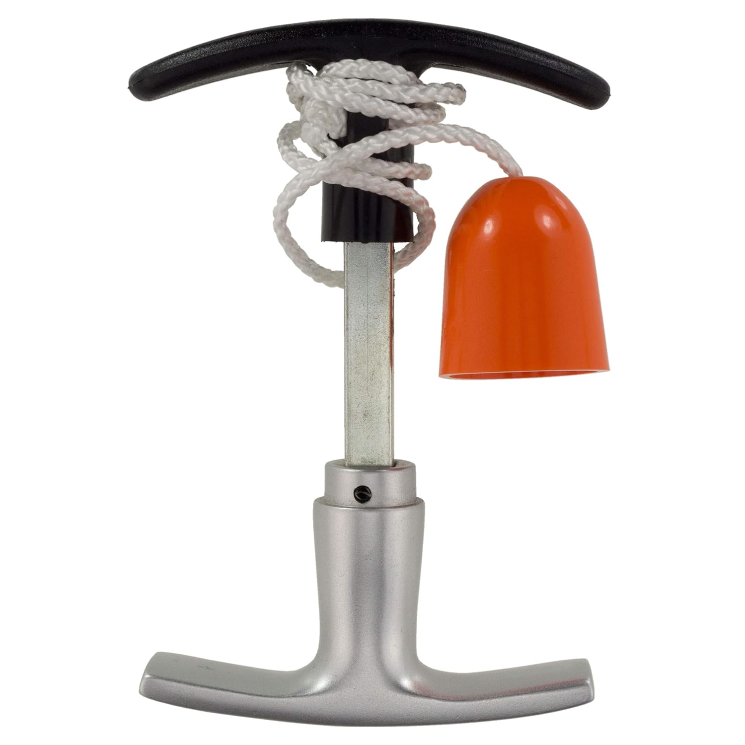 Glocke Garagentorgriff 9x82 mm Alu F1 50cm Seil Innengriff Garagentor