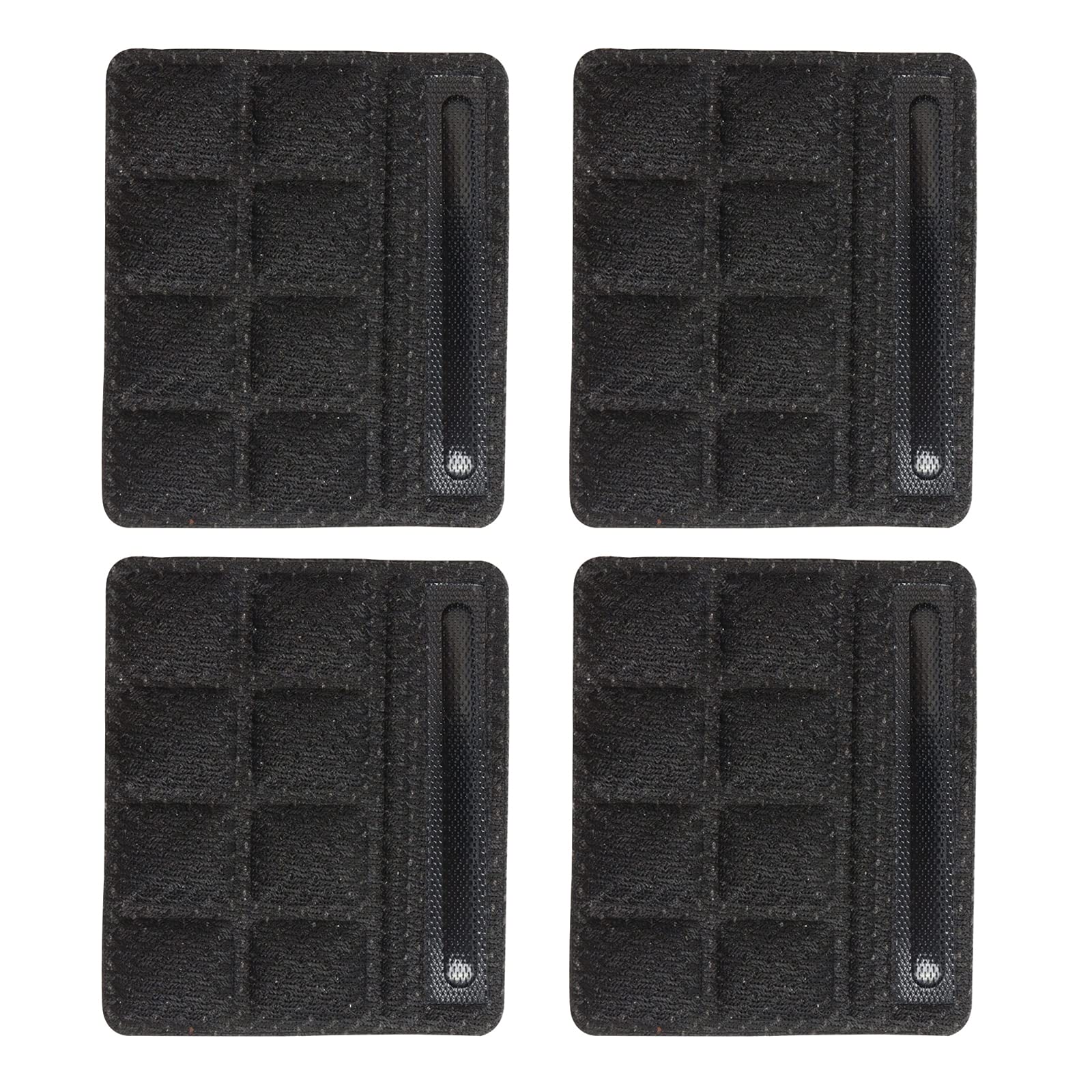 PAXLAMB Universal Helmet Chin Pads Foam Sponge Strap Padding Replacement Lining Cushion Mat Liner for Sport Outdoor Cycling Bike Motorcycle Bicycle Riding (Black M F 4pcs)