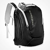 Eleven Zero Pro Tour Pickleball Backpack Black | Large Pickleball Bag with Fence Hook for Paddles & Accessories | Ventilated Shoe Compartment | Pickleball Bags for Men, Women, & Adults Pickle Ball Bag