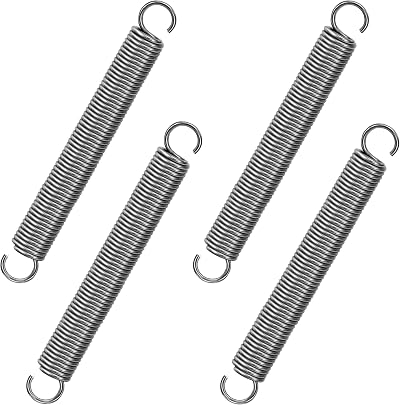 GUNGY Extension Spring 80mm 304 Stainless Steel 1.2mm Wire 10mm OD 4 Pieces