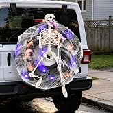 SNYGOV Halloween Jeep Car Spare tire Decorations Kit with 35.4