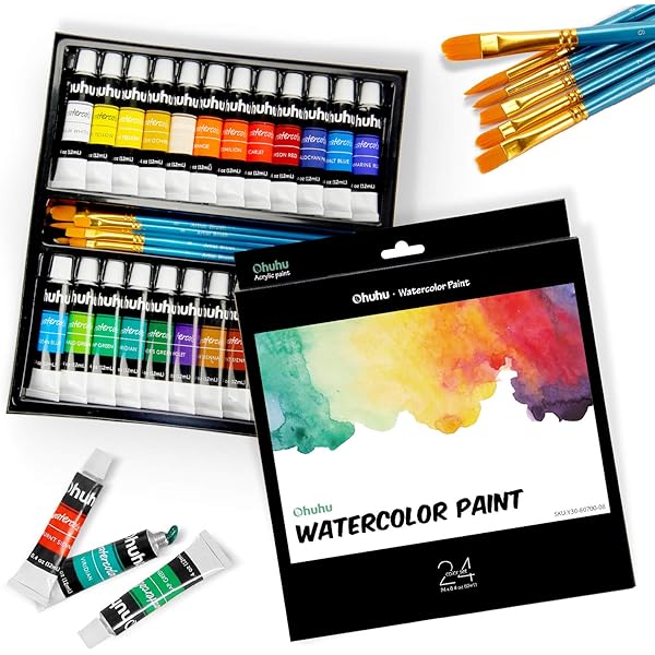 Amazon Com Watercolor Paint Set By Ohuhu 24 Premium Quality Art