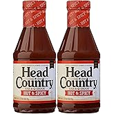 Head Country Bar-B-Q Sauce, Hot & Spicy Flavor, 20oz (pack of 2)