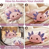 Mewaii Cute Axolotl Plush Pillow 13 Inch Pink Kawaii Stuffed Animal view 9