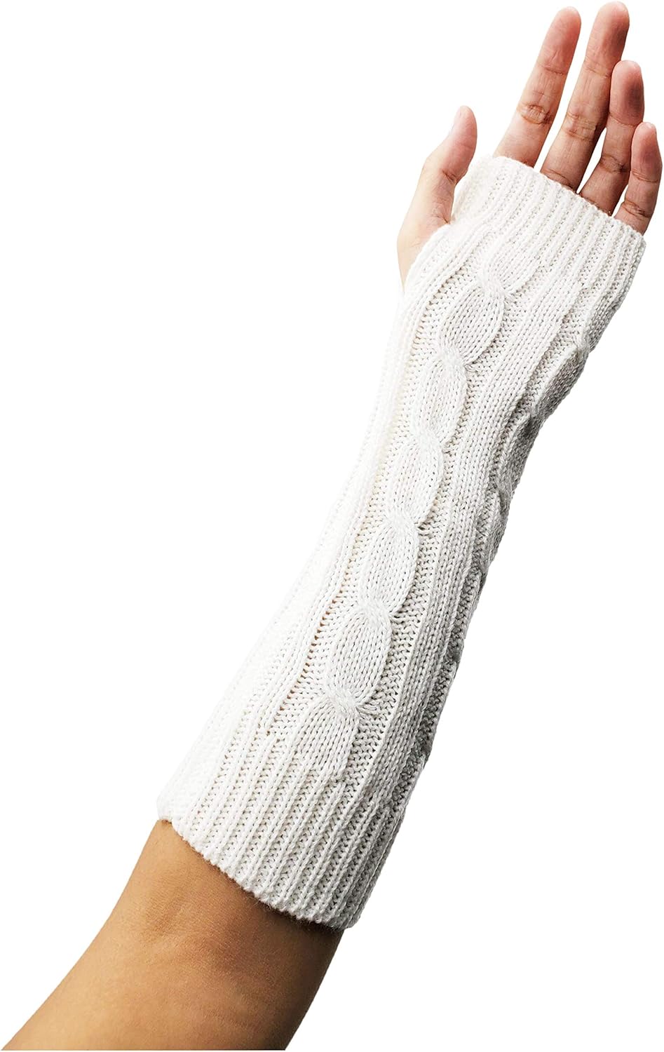 Arm Warmers, 6 Pairs for Women, Cable Knit Warm Winter Sleeve Fingerless Gloves, Premium (Assorted A) at  Women’s Clothing store