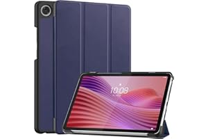 Smart Case for Lenovo Tab One/Tab K9 8.7'', Ratesell Lightweight Trifold Stand Smart Case Cover with Auto Wake/Sleep for Lenovo Tab One/Tab K9 8.7 Inch Navy Blue