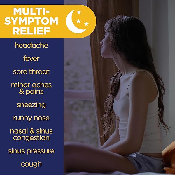 GOODSENSE NIGHTTIME HONEY FLAVOR SEVERE COLD AND FLU RELIEF, LIQUID MEDICINE, 12 FL OZ