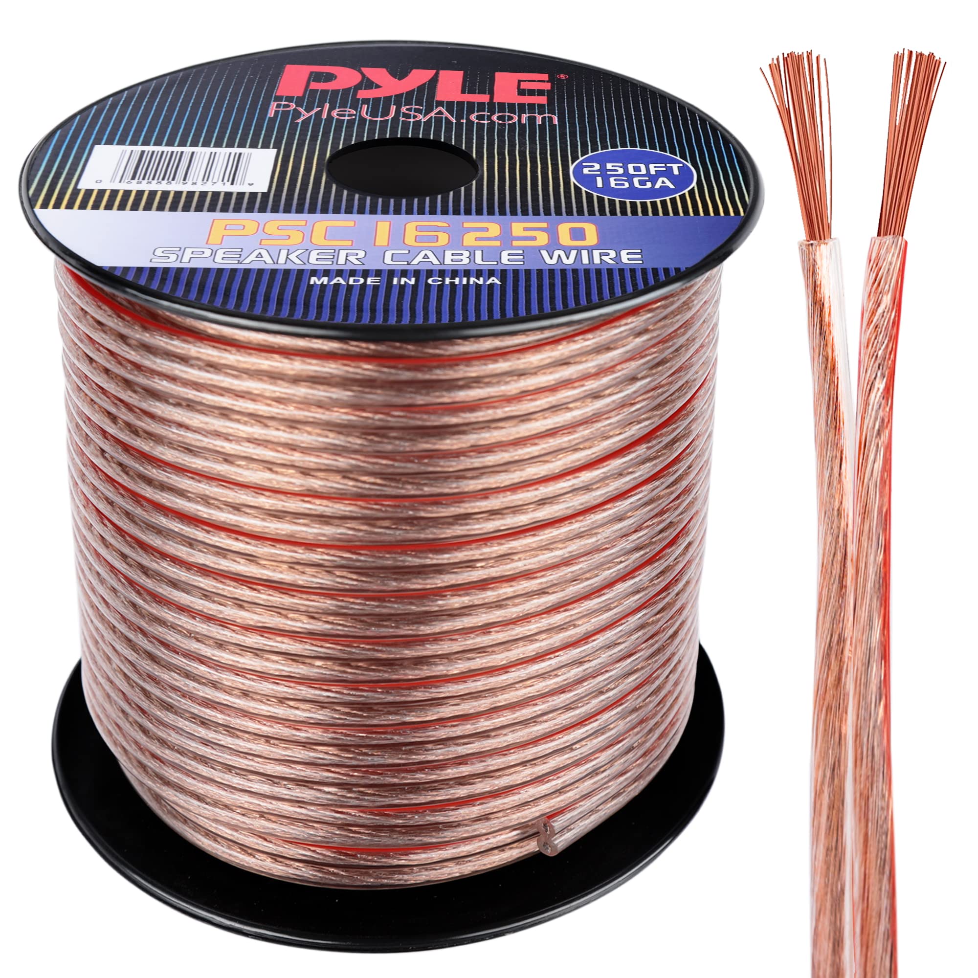 Pyle PSC16250 16 Gauge 250ft Spool Speaker Zip Wire