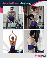 Magic Gel Ice Pack for Back Pain Relief | 2 Pack Lower Back Gel Wrap view 7
