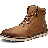 Vostey Men's Chukka Boots Motorcycle Casual Hiking Boot for Men