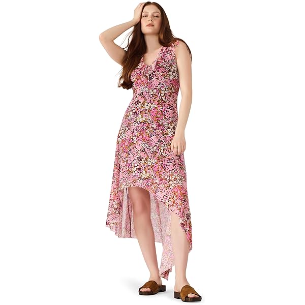 lace vintage swing dress 1950S Red Lace Classic Vintage Summer Swing Dress – Jolly Vintage main image 0