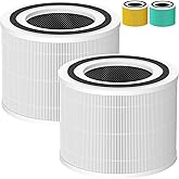 2 Pack 240 True HEPA Replacement Filter Compatible with Puro 240 Air Purifier, 3-in-1 True HEPA 14 Filter Replacement with HP-14 Activated Carbon Filters