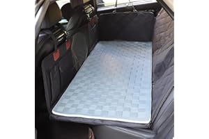 Manificent Non-Slip Dog Mat for Back Seat Extender for Dogs, Non-Slip Bottom for Hard Bottom Backseat Cover in Car, Anti-Slip Pet Blanket Deep Gray