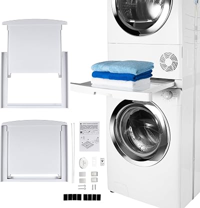 CARE + PROTECT Universal Stacking Kit for Washer & Dryer, Sliding Shelf