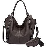Concealed Carry Hobo Purse for Women Faux Leather Crossbody Shoulder Bags Large Tote Bag with Detachable Holster
