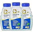 Antacid Chewable Tablets, 750 mg, Wintergreen Flavor, Calcium Enriched, Peppermint, 96 Ct (Pack of 03) Total 288ct