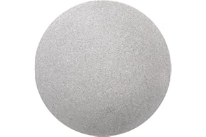 uxcell Diamond Sanding Grinding Disc, 8-Inch (200mm) Grit 120 No Center Hole, Flat Lap Disk Polishing Discs Abrasive Wheel for Gemstone Tile Porcelain Glass Stone Metal