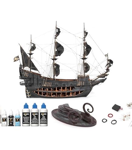 Amazon.com: Zvezda Model Kit 6515 Ghost Sailing Ship Flying