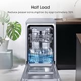 Hisense HS523E15XUK Slimline Dishwasher 10 Place Free Standing Stainless Steel view 4