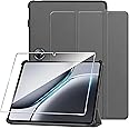 Suttkue for OnePlus Pad 2 case,high qualit Hard Shell, Lightweight,Quality PU,Scratch Resistant, for OnePlus Pad 2 12.1 inch case-Grey