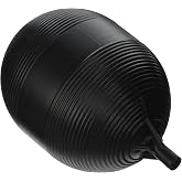 Keeeny PP9906-1 Plastic Tank Float Ball 4 inch X 5 inch, Black