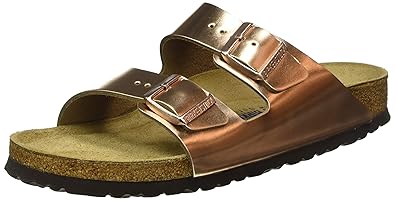 BIRKENSTOCK Damen Arizona Leder Softfootbed Pantoletten