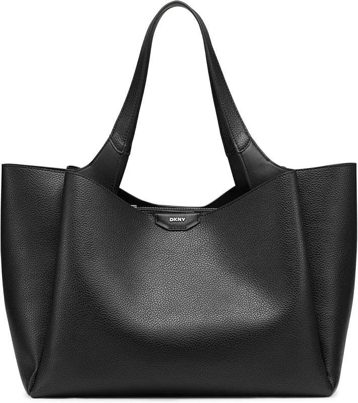 Willa Shopper Damen Schwarz Groß mit Magnetverschluss