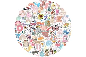 EOAOD 200Pcs Water Bottle Stickers for Kids, Cute Stickers for Water Bottles, Vinyl Waterproof Aesthetic Laptop Sticker Pack Classroom Prizes Skateboard for Kids Teens Girls Students