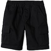 Amazon Essentials Boys' Stretch Pull-On Knee Length Cargo Shorts