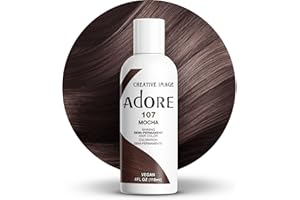 Adore Semi-Permanent Haircolor #107 Mocha 4 Ounce (118ml)