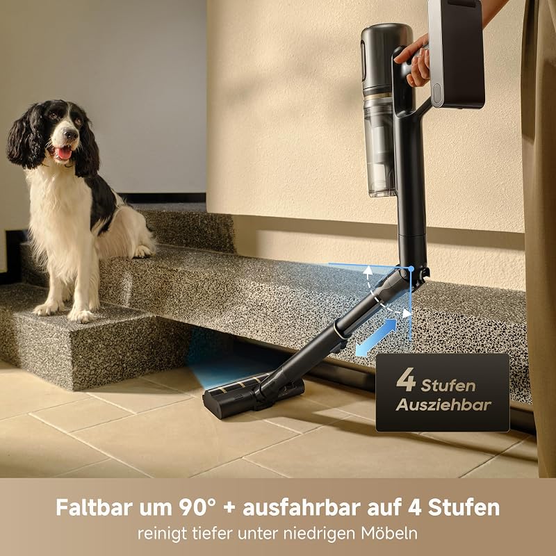 V20 Pro-A Akku Staubsauger, 0 mm Kantenreinigung, 24000Pa/210AW