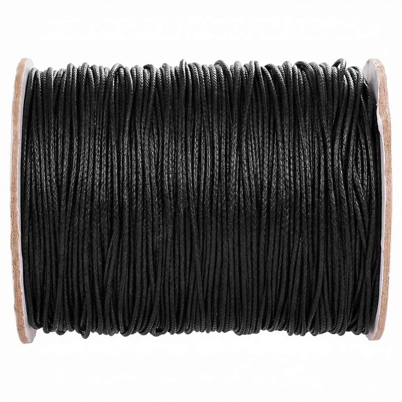 Ericotry YPP14137 1 Roll 180 Yards 1.5mm Necklace Cord Necklace String Jewelry Making Beading Crafting Waxed Cord Rope Cord String for Bracelet Necklace Jewelry Making Beading Crafting Supplies,Black