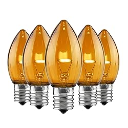 Set of 25 Holiday Lighting Outlet C9 LED Christmas