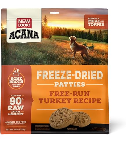 Orijen Freeze-Dried Dog Food - Regional Red Formula, 454g (16 Oz) Bag, High-Protein, Grain-Free