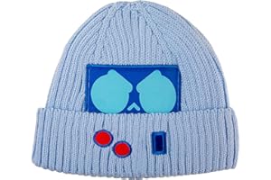 Cinereplicas Brawl Stars - Beanie - Spike/Rico/Nita / 8-Bit - 21 * 21 * 1.5 cm - One Size - Official License, Blue, One Size