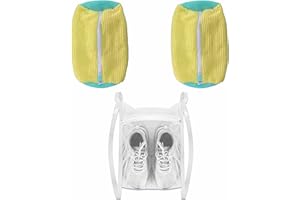 PACIFOO Shoe Washing Bag & Dryer Bag for Washing Machine, Laundry Shoe Bag For Washer And Dryer, Sneaker Wash & Dry Net Bag for Sneaker, Laundry Mesh Bags For Sneaker Gym Shoes and All Shoe Types And Sizes