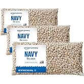 Amazon Grocery, Navy Beans, 16 Oz (Pack of 3)