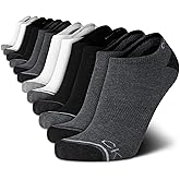 Calvin Klein Mens No Show Socks - 12 Pack Lightweight Cushioned Casual Low Cut Socks for Men for Sneakers and Loafers