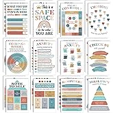 Fumete 24 Pcs Mental Health Awareness Items,Positive Affirmation Journal Notebook Bulk Gratitude Inspirational Quote Memo Pads for Work Home Office Supplies Employee Coworker Gifts