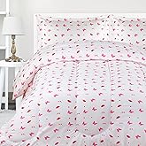 Utopia Bedding All Season Butterfly Comforter Set with 2 Pillow Cases, 3 Piece Soft Brushed Microfiber Kids Bedding Set for Boys/Girls, Machine Washable (Twin)