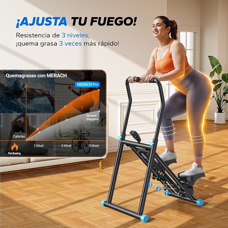 2026 Stair Stepper Pro, Stairmaster para casa y Oficina, máx. 150 kg